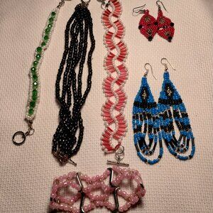 Handmade jewelry lot